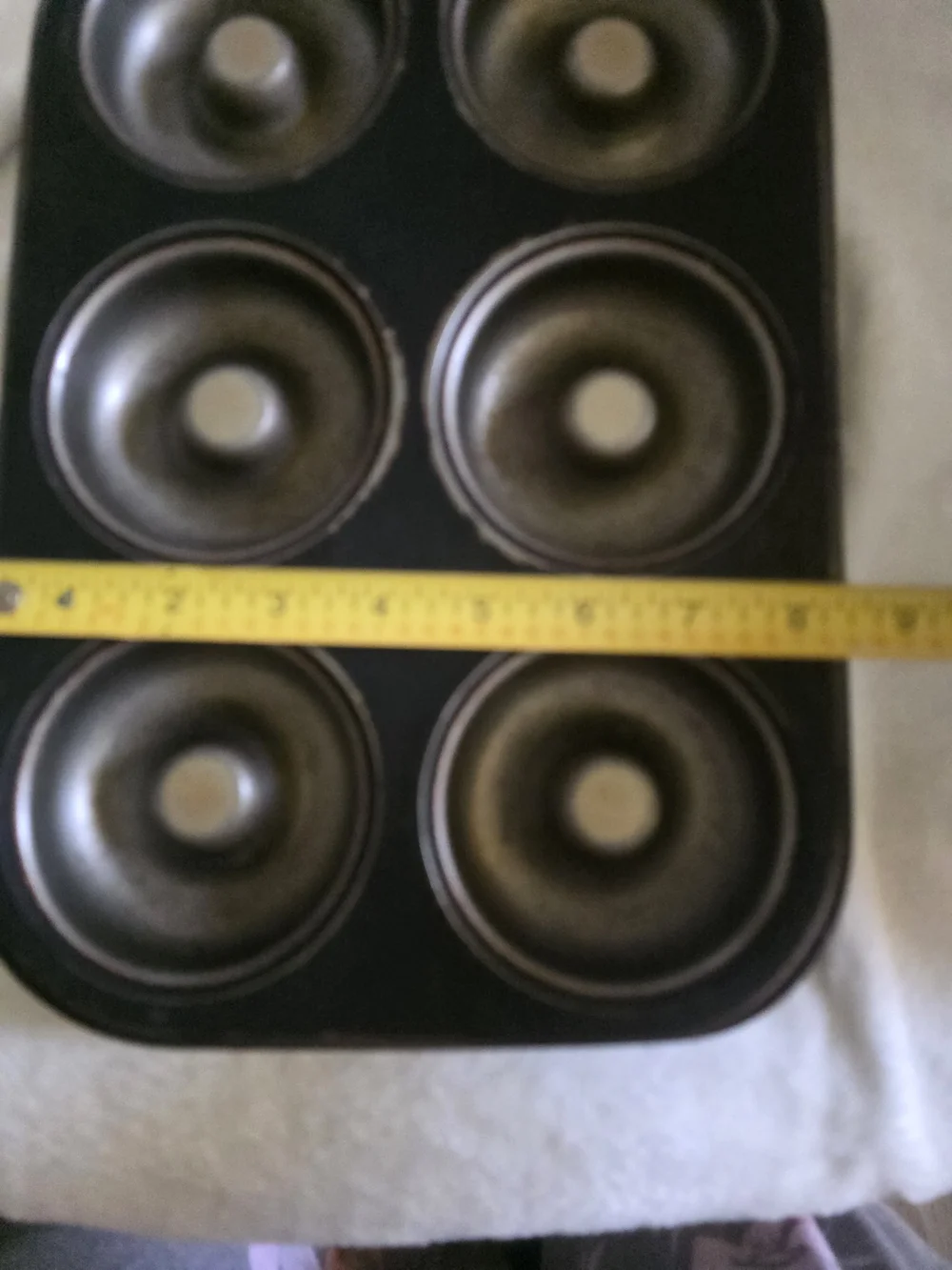 Bundle of 2 Non-Stick 6-Cavity Donut Baking Pans (Makes 12 Total) - Pre-Owned
